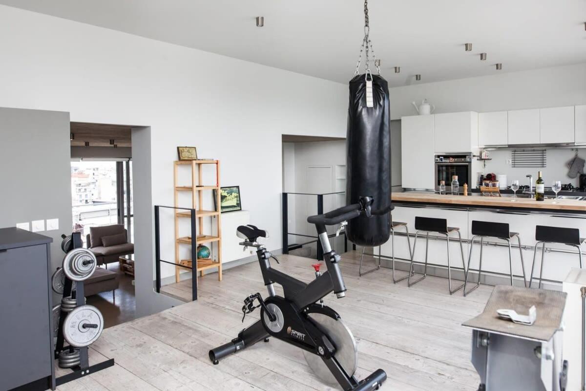 Apartamento Penthouse With 360 View Of Athens And Private Gym Exterior foto
